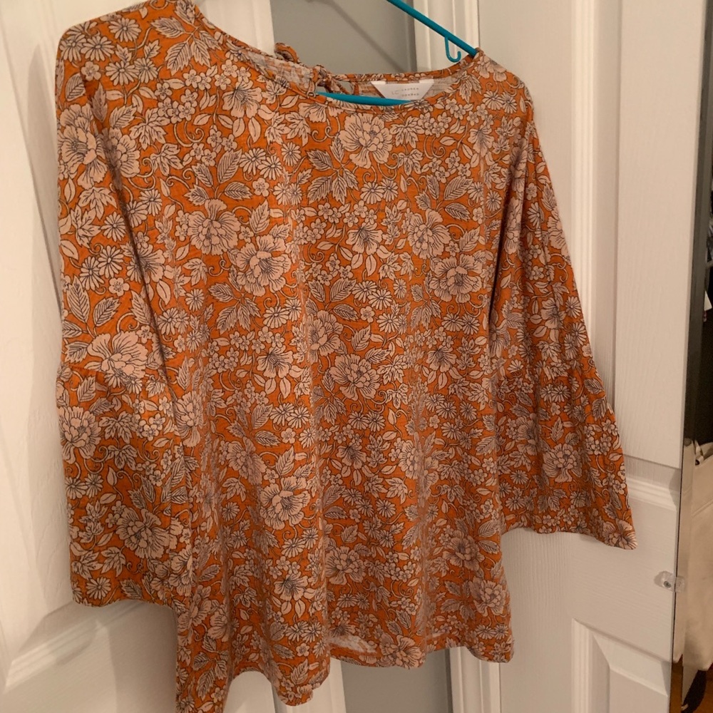 Lauren Conrad Bell Sleeve Top